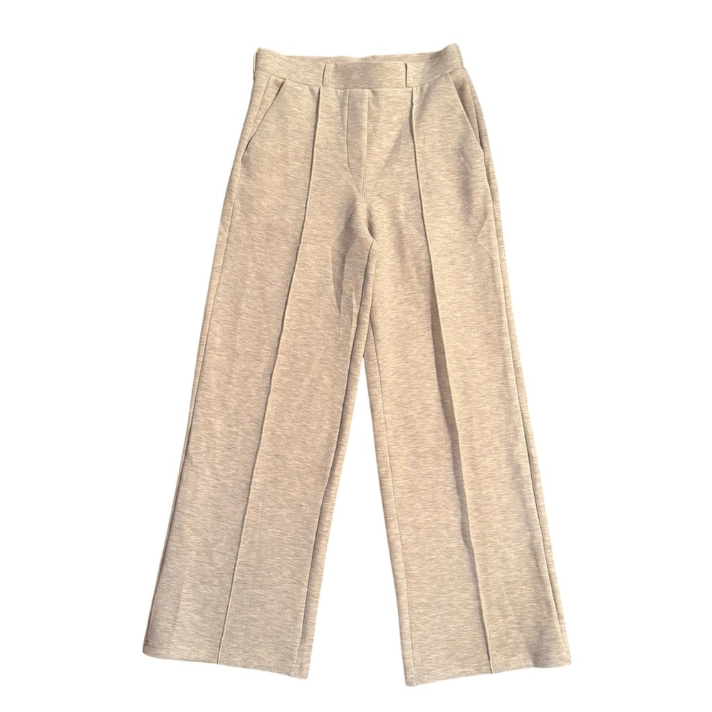 NWT OGL Fuzzluxe High Waisted Straight Leg Pull On Pant Heather Morganite - Picture 2 of 4
